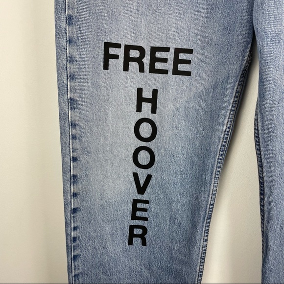 FREE HOOVER VINTAGE REPURPOSED LEVI’S JEANS - Picture 2 of 7